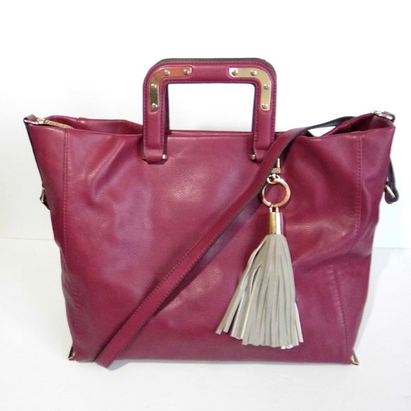 STEVE MADDEN Purse w/ tussle Handbag - Picture 11 of 11